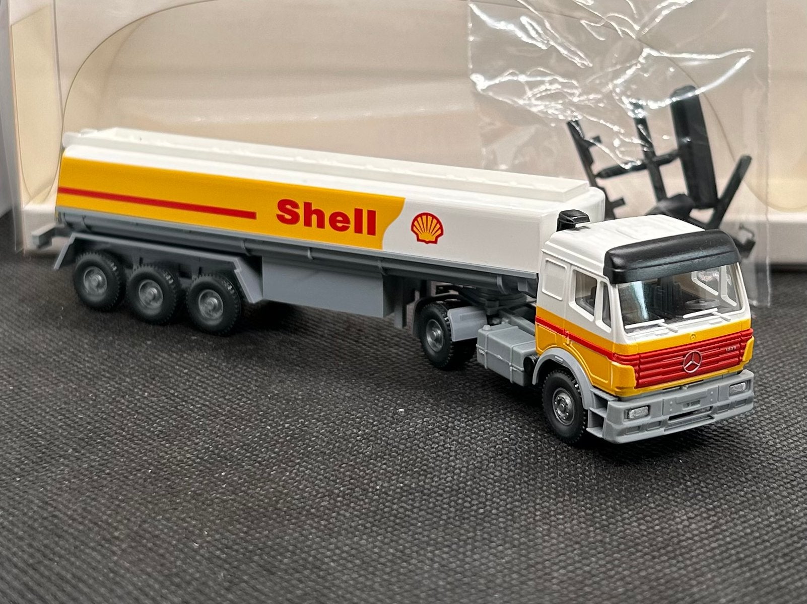 Wiking Mercedes Tankwagen Shell 1:87 OVP, Hobby en Vrije tijd, Verzenden, Zo goed als nieuw, Bus of Vrachtwagen, Wiking
