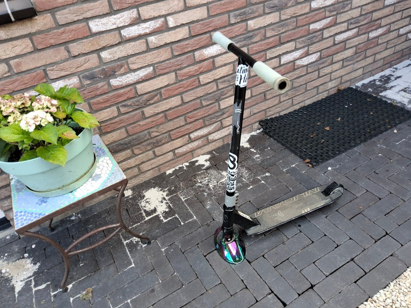 stuntstep met stander  van Het merk Nijdam, Fietsen en Brommers, Ophalen, Gebruikt, Overige typen, Nijdam