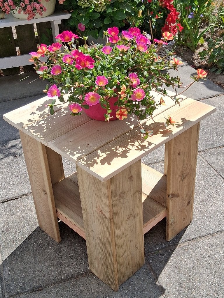 Tuin tafel, Ophalen, Nieuw, Vierkant, Hout