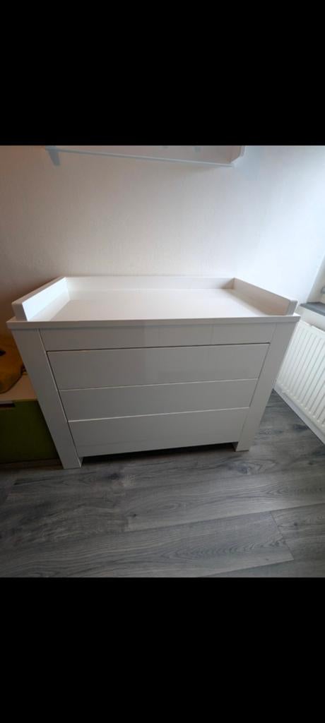 Kidsmill commode - hoogglans wit, Kinderen en Baby's, Kinderkamer | Commodes en Kasten, Ophalen, Gebruikt, 50 tot 70 cm, 100 cm of meer