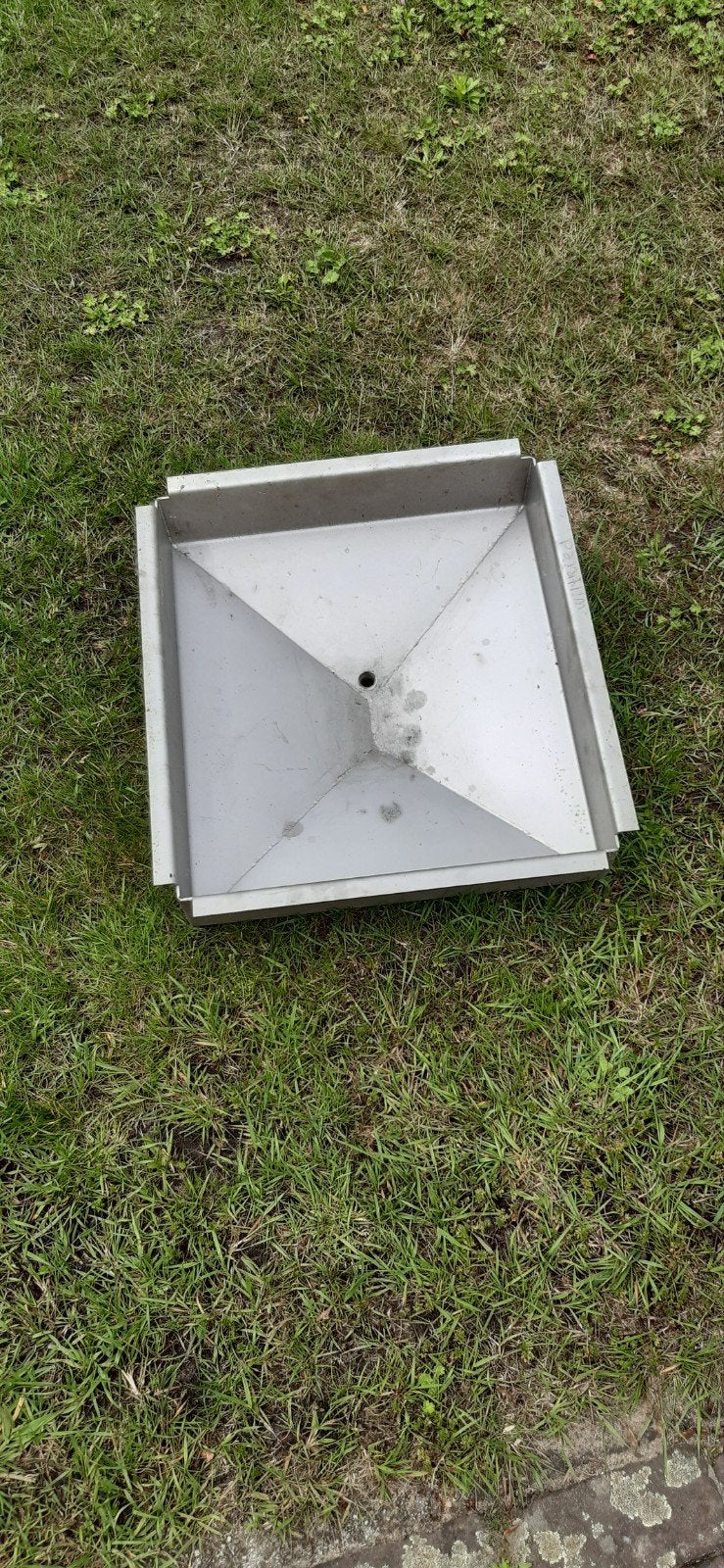 vuurhaard rvs bak afm. 58-52 cm, Ophalen, Zo goed als nieuw