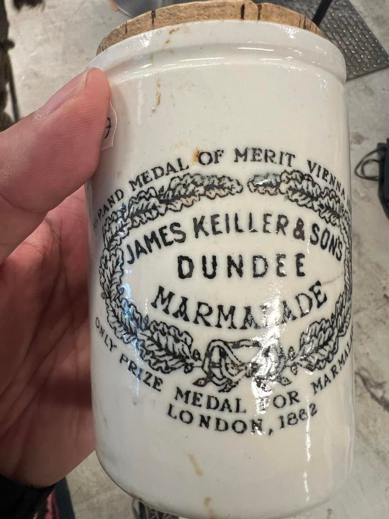Antieke James Keiller & Sons Dundee Marmelade Pot - Collecto, Ophalen of Verzenden