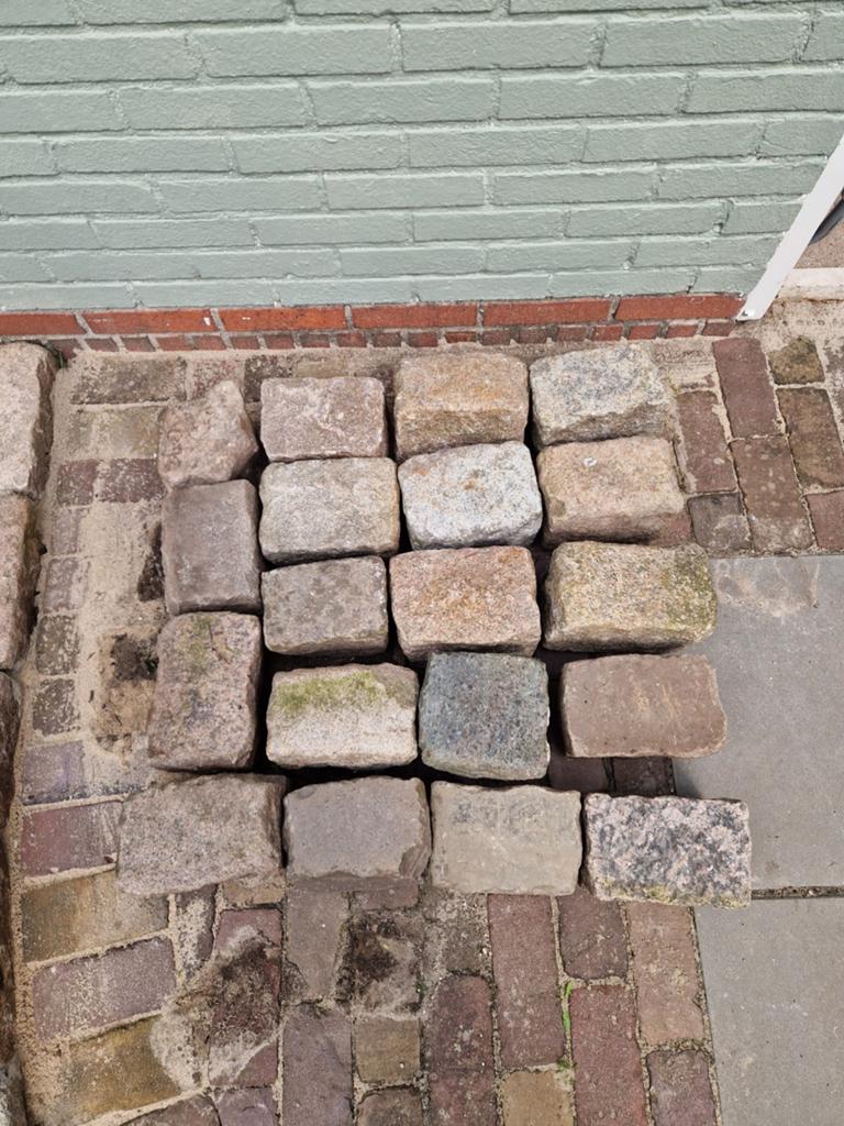 Basalt blokken, Tuin en Terras, Ophalen, Gebruikt, Overige typen, Natuursteen