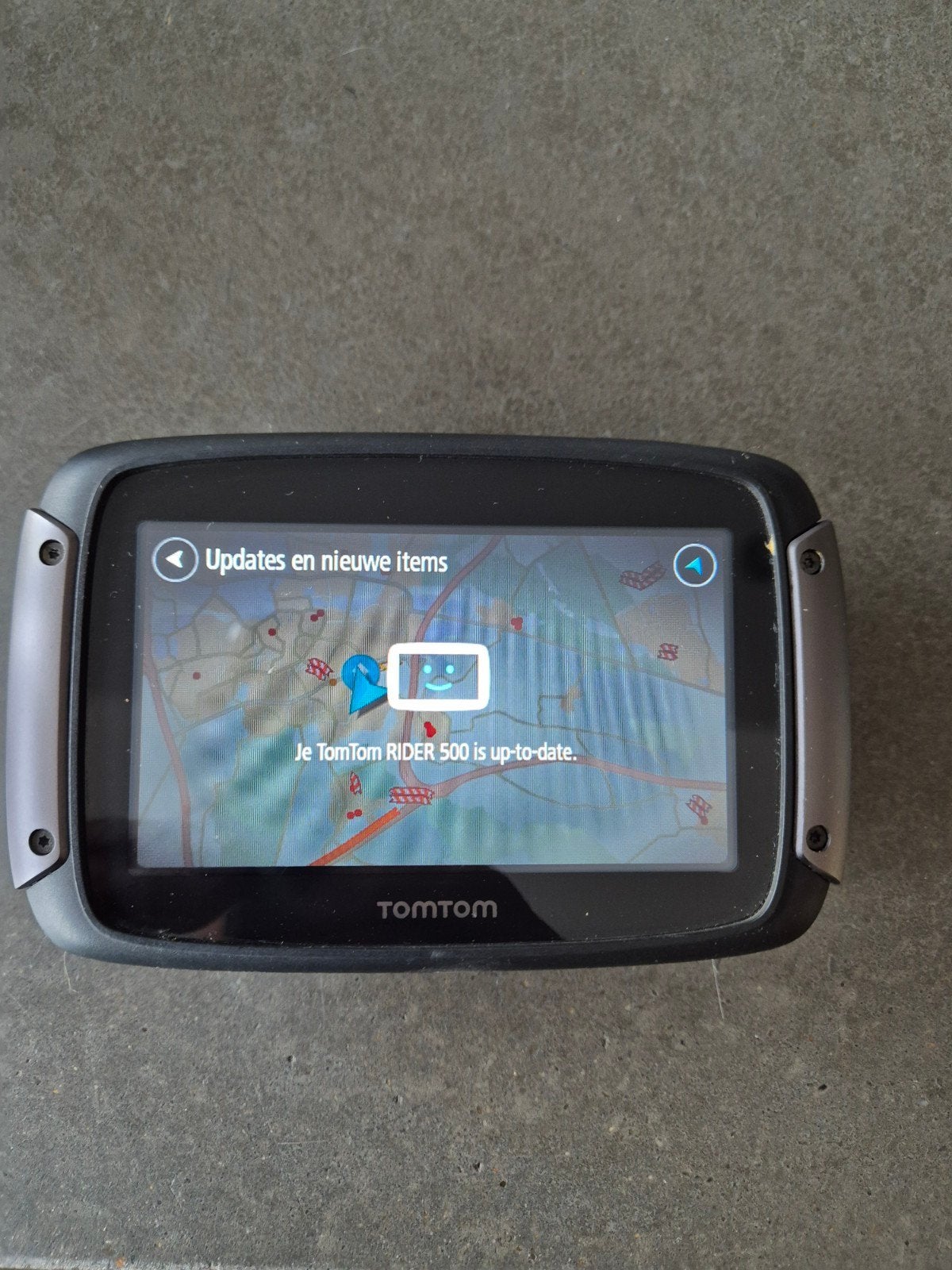 TomTom Rider 500 Motor navigatie-compleet met RAM mount, Motoren, Ophalen of Verzenden, Gebruikt