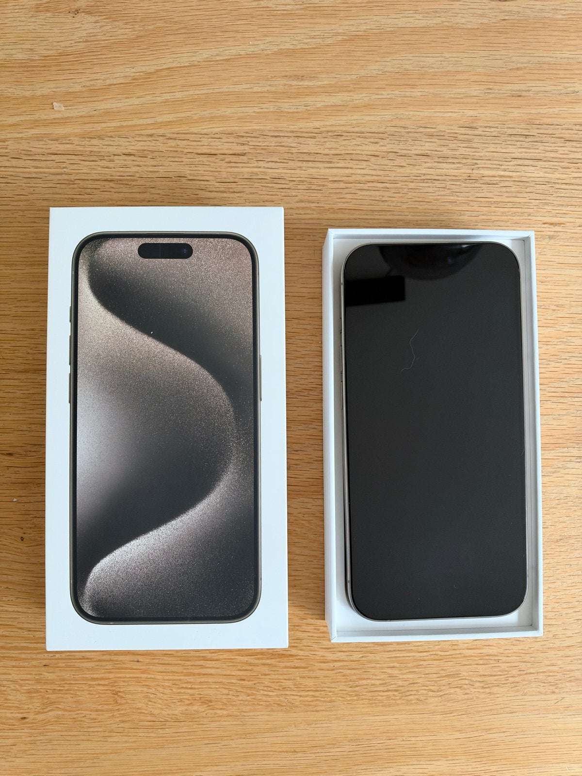 iPhone 15 Pro 128GB te koop.