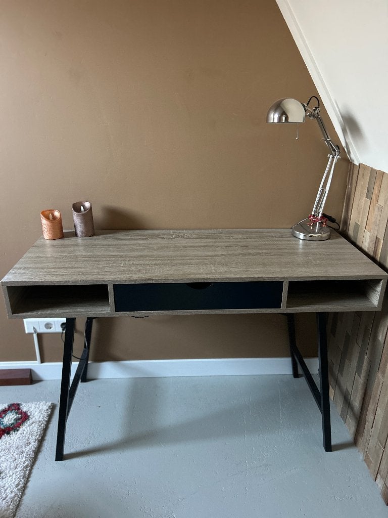 Bureau Jysk 120x48 cm, Ophalen, Zo goed als nieuw, 48 cm, 120 cm