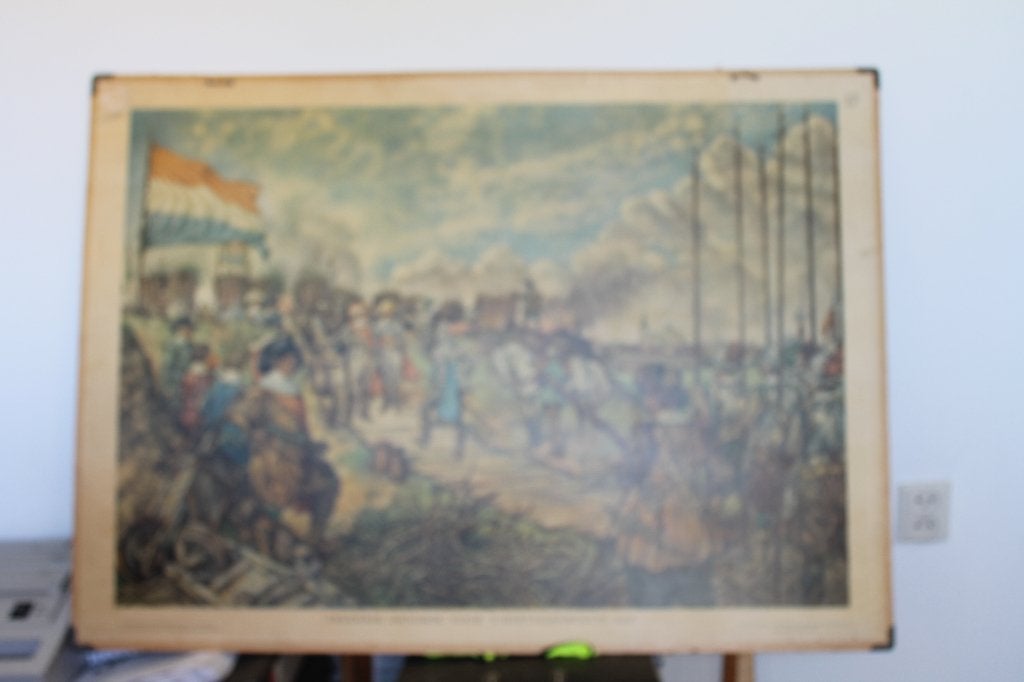 Originele schoolplaat periode 1950/1960, Ophalen of Verzenden, Zo goed als nieuw, 1940 tot 1960, Prent