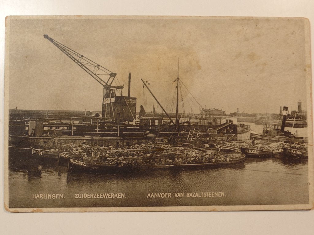 Harlingen zuiderzeewerken, Ophalen of Verzenden, Ongelopen, Friesland
