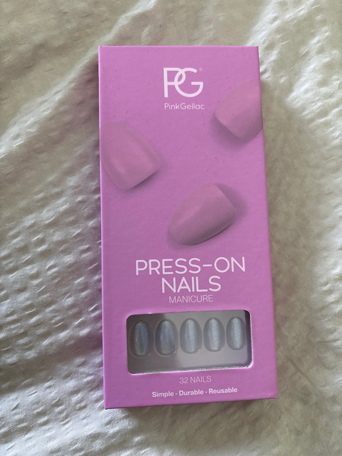 Pink Gellac Press-On Nails - Rond Klein, Ophalen of Verzenden, Nieuw, Overige typen