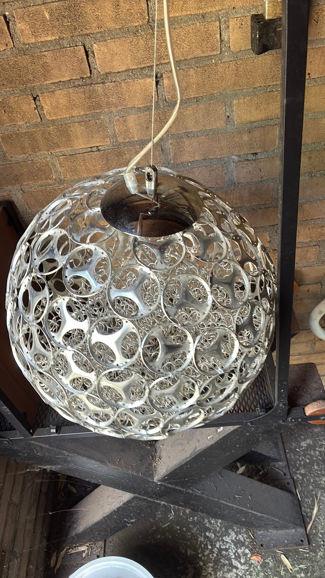 Lamp voor op het plafond, Ophalen, Gebruikt