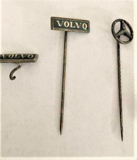 Mercedes Benz  pin, vintage, Ophalen of Verzenden, Gebruikt, Merk, Speldje of Pin