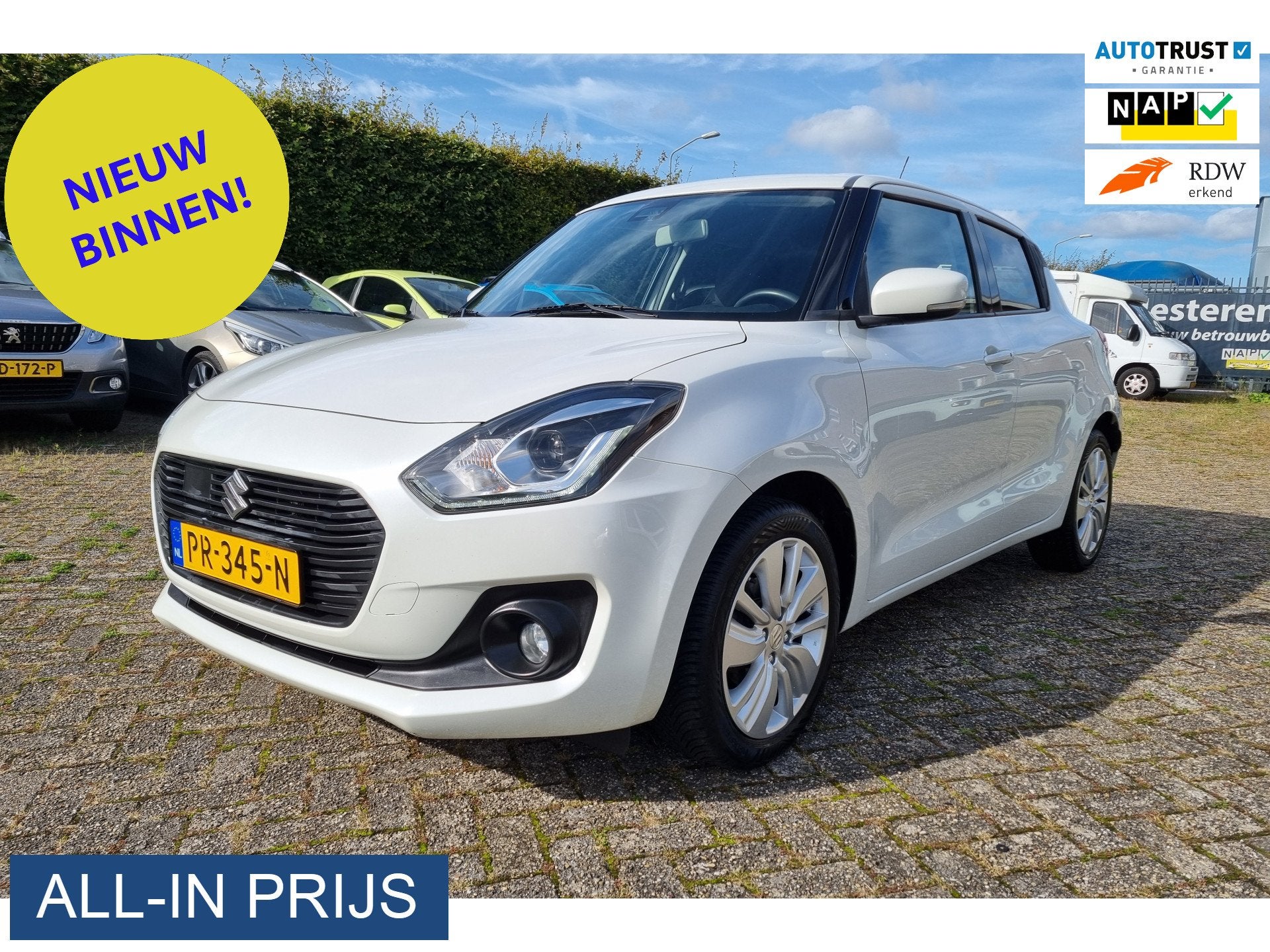 Suzuki Swift 1.2 Stijl Smart Hybrid ✅NETTE AUTO! ✅METALL, Auto's, Voorwielaandrijving, Stof, Gebruikt, 4 cilinders
