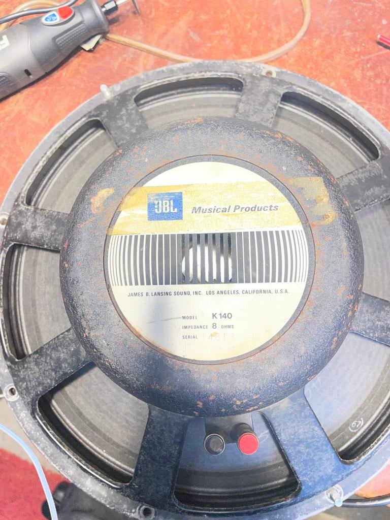 JBL E140-8 luidspreker gereserveerd.  K140 in perfecte staat, Audio, Tv en Foto, Luidsprekers, Gebruikt, Overige typen, 120 watt of meer