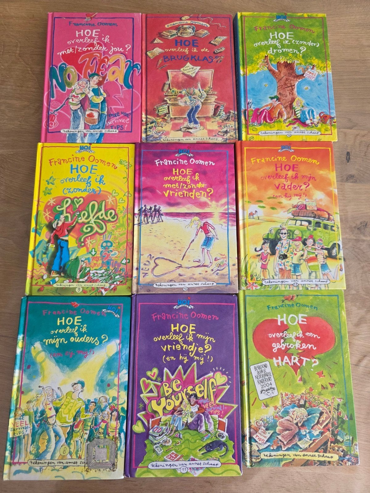 Hoe Overleef Ik serie - Francine Oomen (9 boeken), Boeken, Ophalen of Verzenden