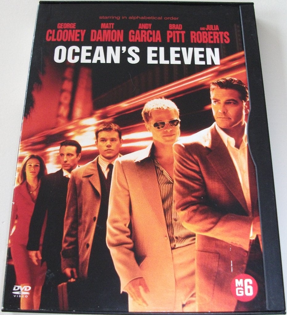 Dvd *** OCEAN'S ELEVEN *** De plannen zijn klaar, Bonusmateriaal, Engels, Portugees, Actie