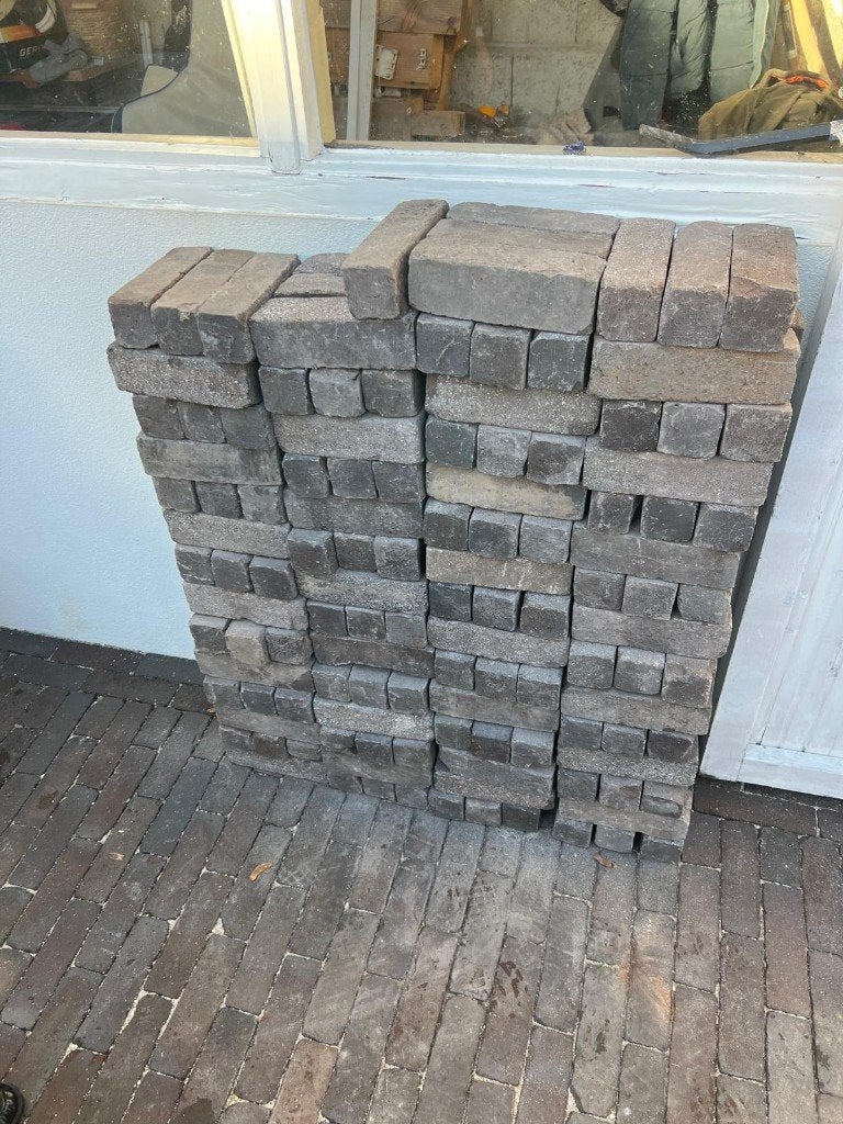 Prachtige nieuwe oud gebakken klinkers dikformaat( rest), Klinkers, Nieuw, Ophalen of Verzenden, Minder dan 5 m²