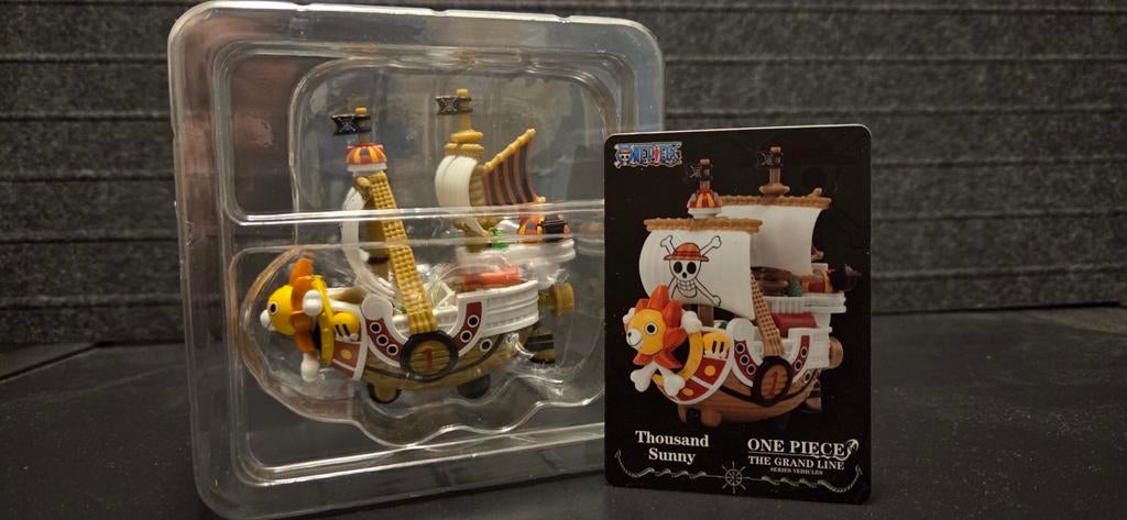 ONE PIECE - THE GRAND LINE SERIES VEHICLES [Thousand Sunny], Overige merken, Auto, Groter dan 1:32, Ophalen of Verzenden