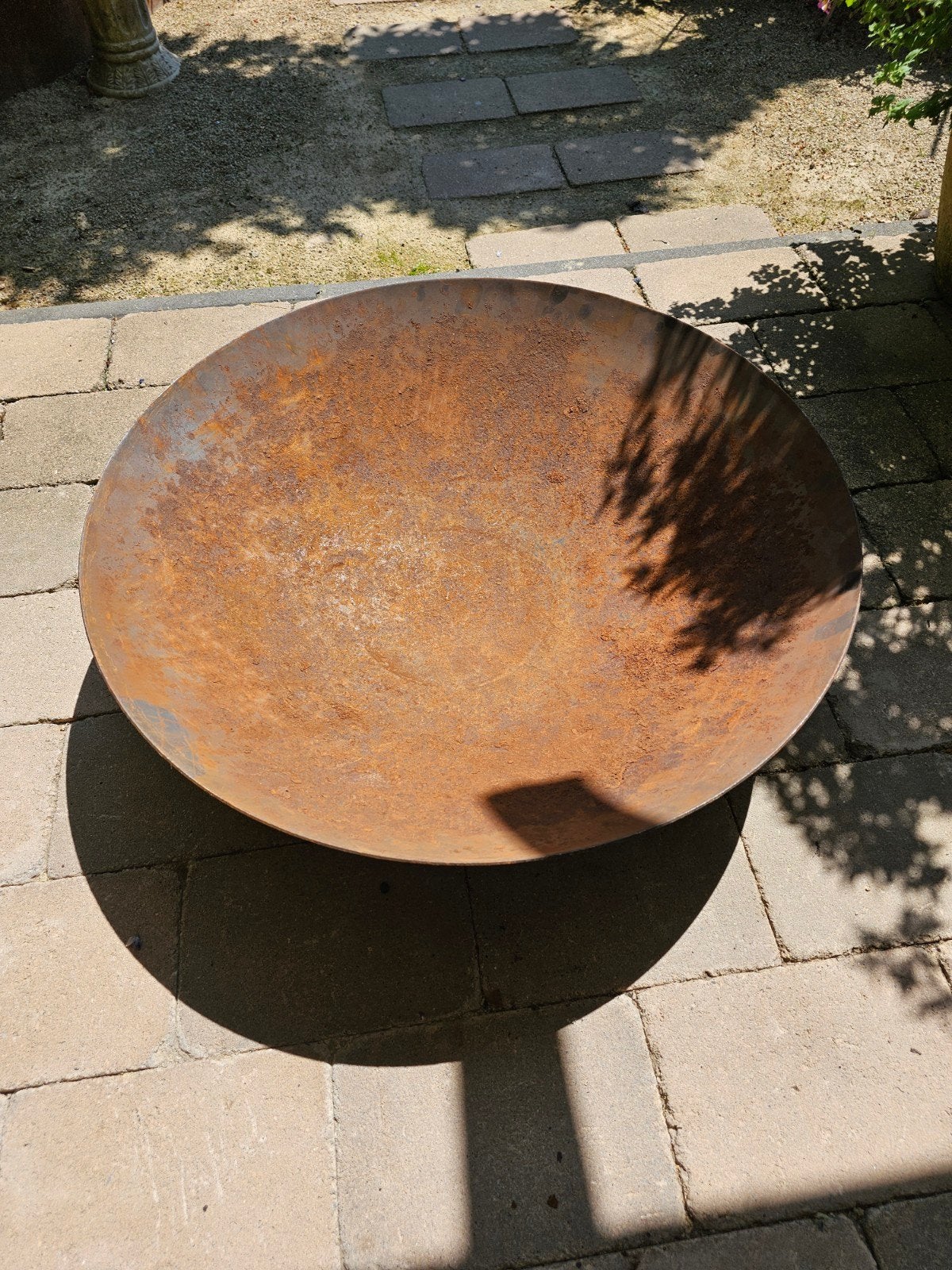 Vuurschaal, waterschaal, plantenschaal Stevig staal, 81cm, Ophalen, Nieuw