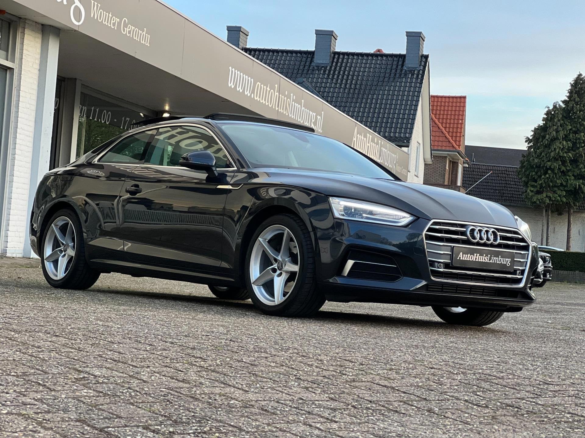 Audi A5 Coupé 2.0 TFSI ultra Design Pro Line Plus|Panoramad, Auto's, Dealer onderhouden, Gebruikt, 1984 cc, Zwart