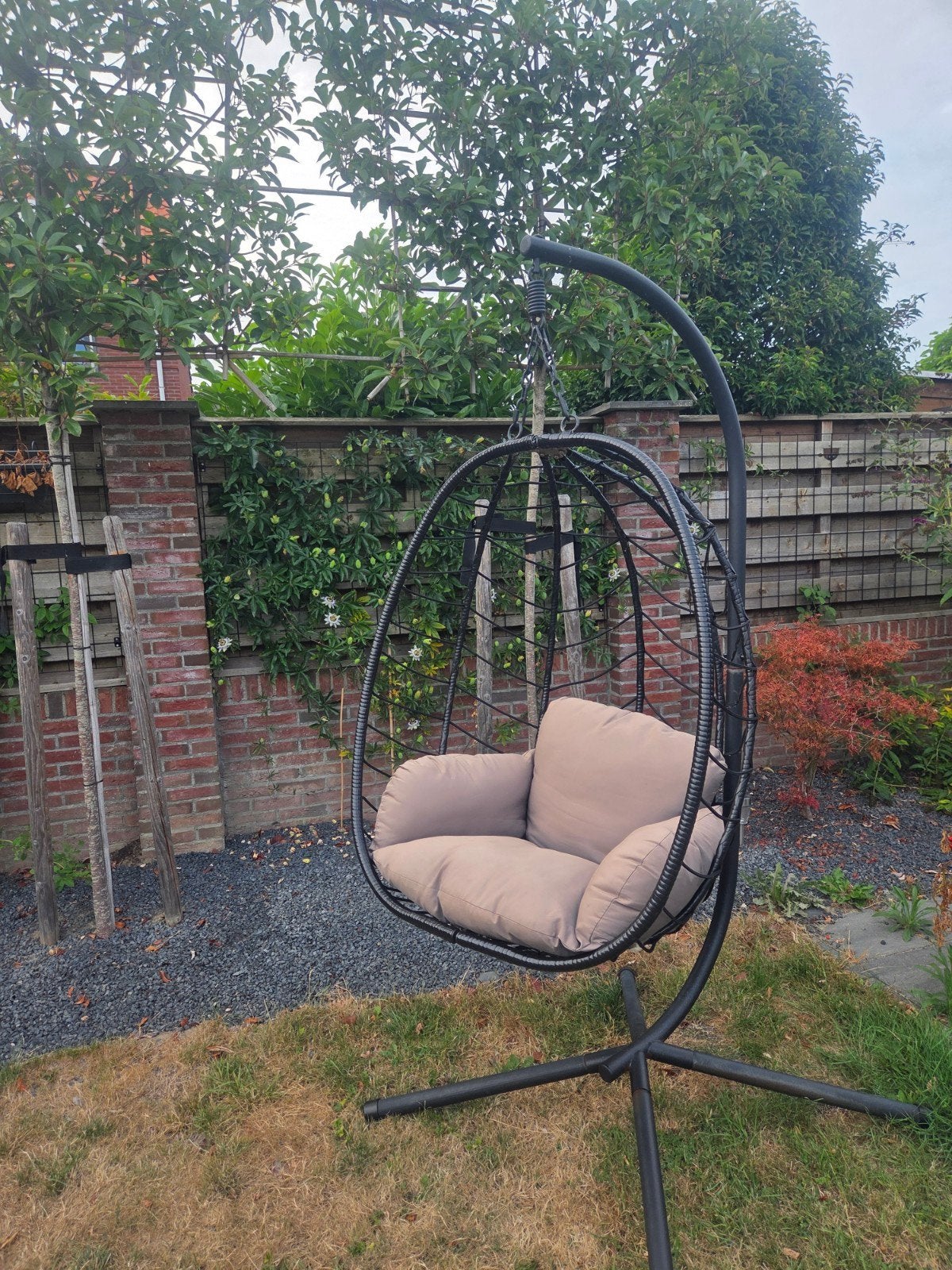Gave luxe kwaliteit Egg hangstoel, Tuin en Terras, Tuinstoelen, Ophalen, Zo goed als nieuw
