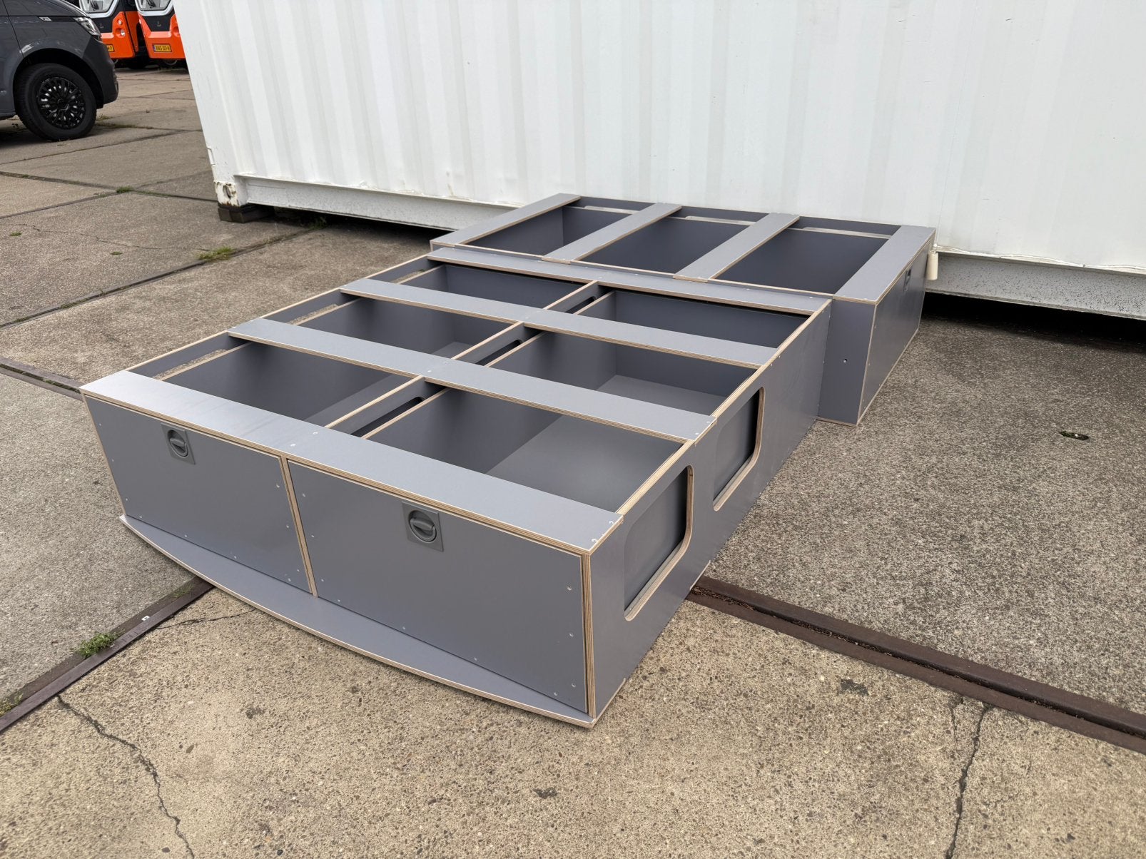 Nieuwe vloerlades bedrijfswagen inrichting Caddy Cargo Maxi, Ophalen, Nieuw