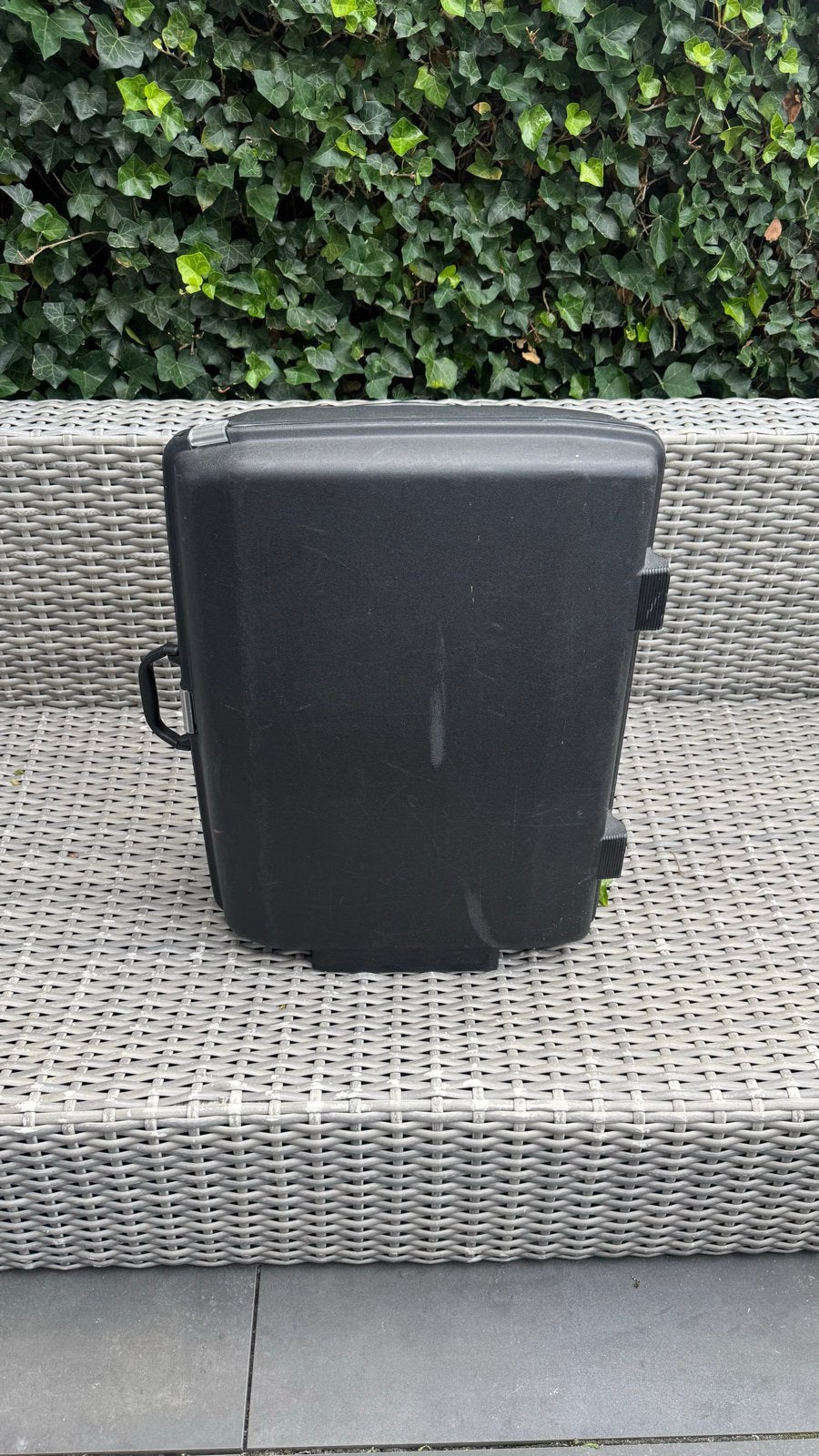 American Tourister Koffer Zwart - Hard Kunststof, Sieraden, Tassen en Uiterlijk, Koffers, Ophalen, Gebruikt, 50 tot 60 cm, Hard kunststof