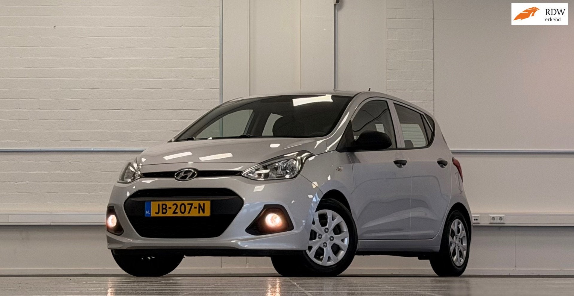Hyundai I10 1.0i 12V Go! Airco Nieuwe APK Garantie Mooi!, Voorwielaandrijving, Stof, Gebruikt, Start-stop-systeem