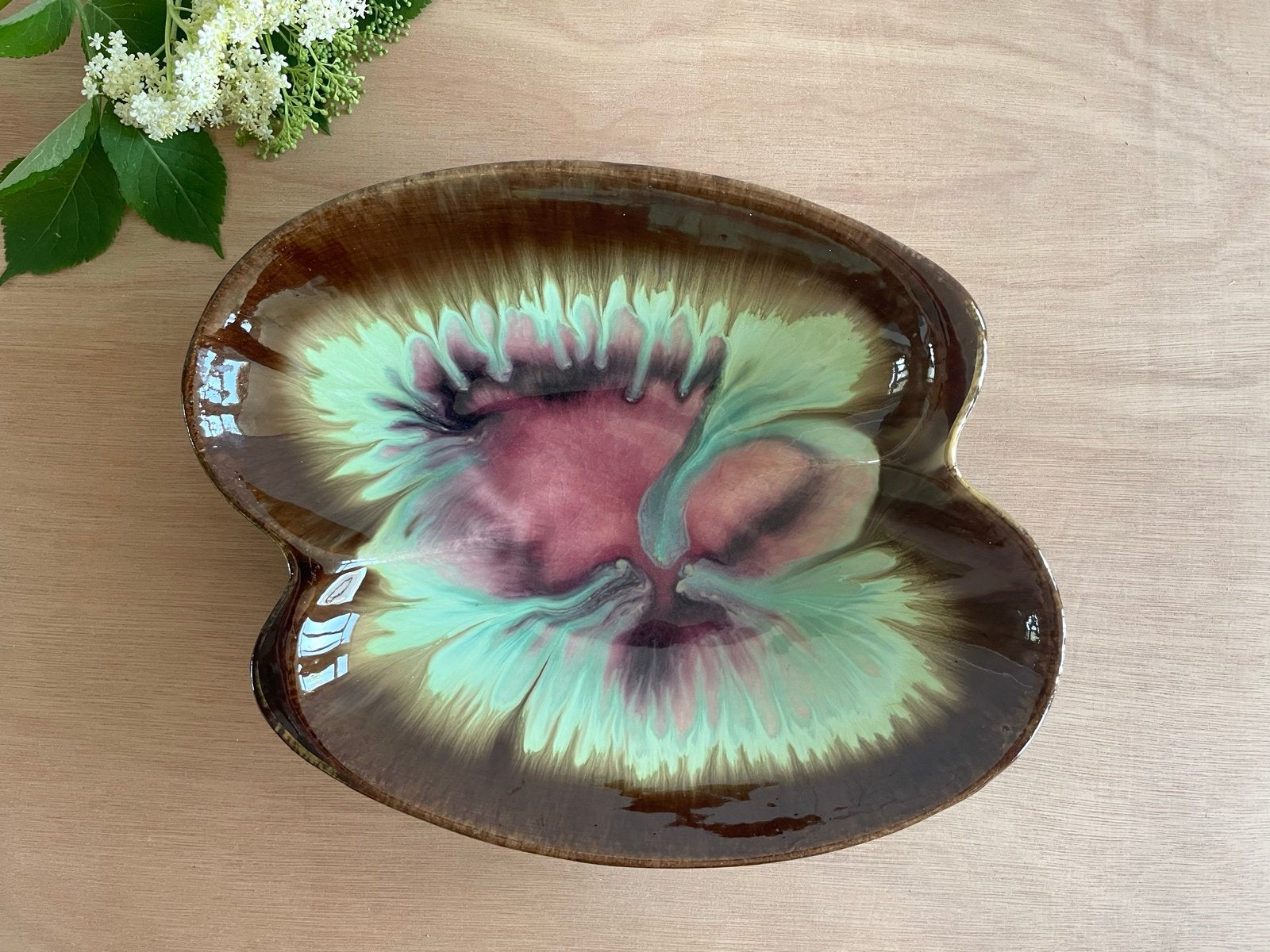 Vintage West Germany schaal - Fat Lava stijl, Ophalen of Verzenden
