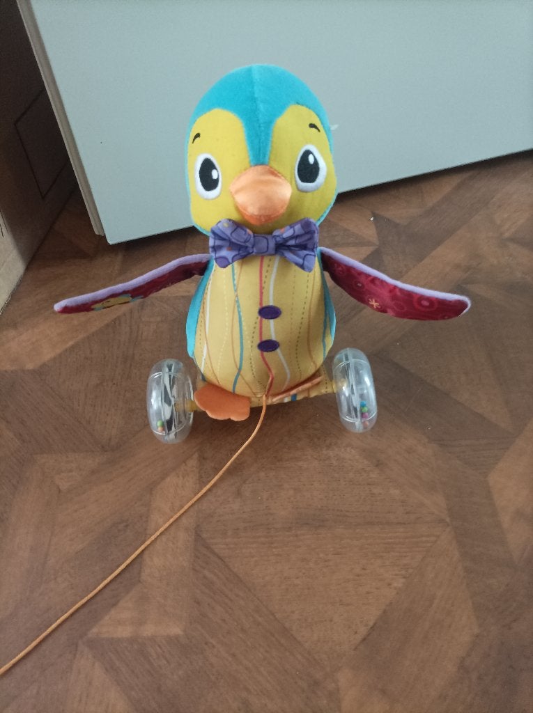 Lamaze Waggel Pinguin, Ophalen of Verzenden, Zo goed als nieuw, Overige typen, Met wieltjes