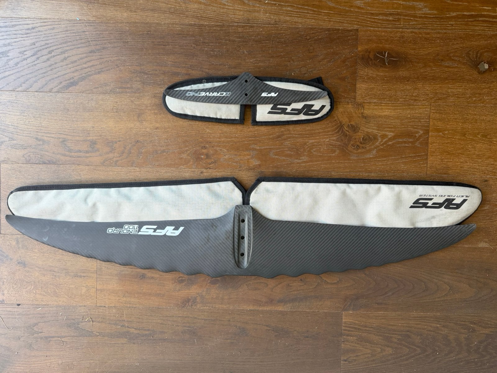 AFS Enduro 1100 foil AFS U-carve 140  stab - le top!, Ophalen of Verzenden, Zo goed als nieuw, Wingsurf-hydrofoil