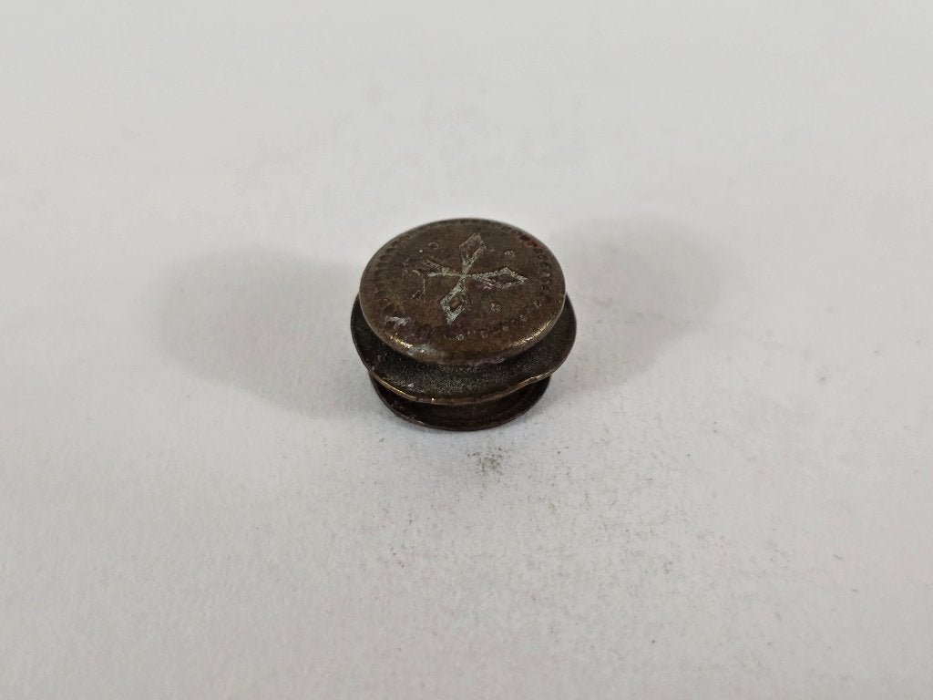 Goudgewicht #63, messing of brons, Akan, Ghana, 18e 19e eeuw, Ophalen of Verzenden