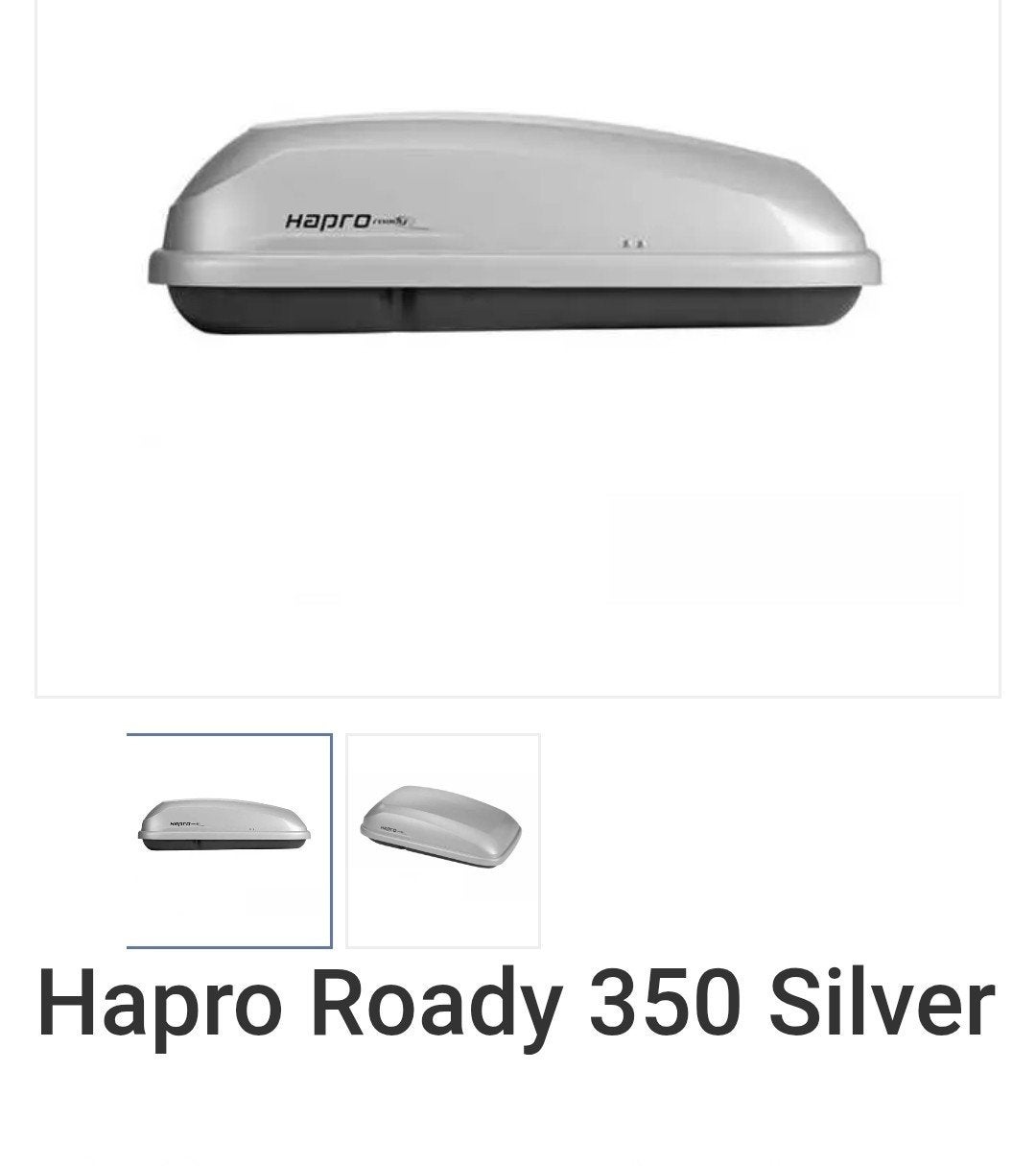 Hapro dakkoffer, Auto diversen, Dakkoffers, Ophalen