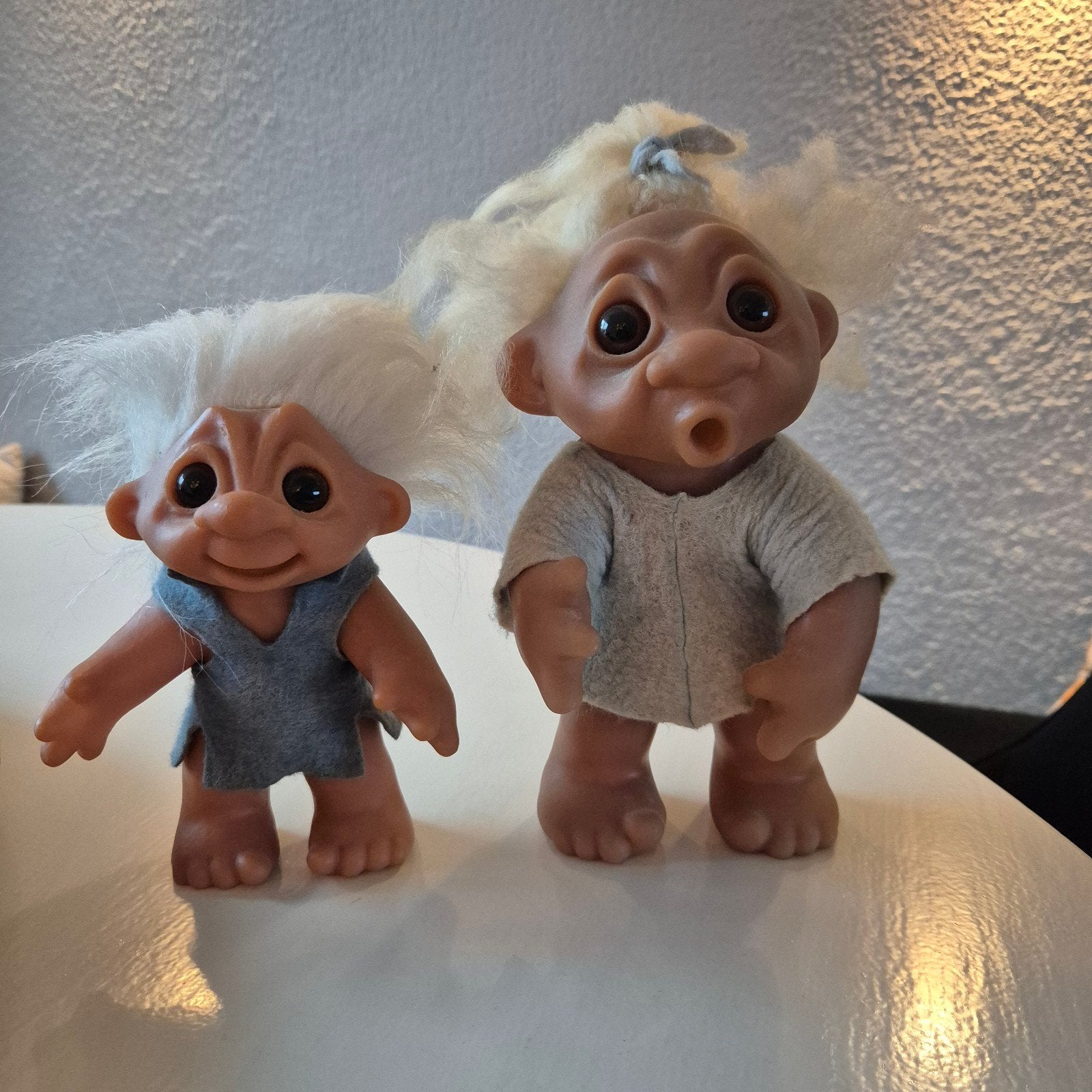 Set van 2 vintage Thomas Dam Trollen 1977, Ophalen of Verzenden, Gebruikt, Overige typen