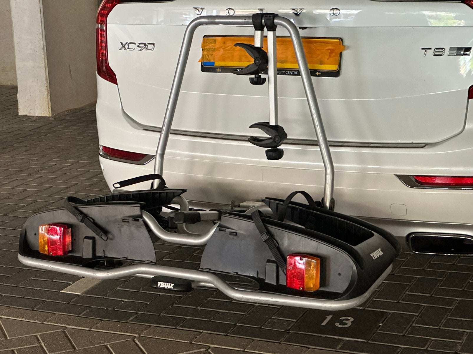 Thule EP916 fietsendrager, Ophalen, Gebruikt, 2 fietsen, Trekhaakdrager