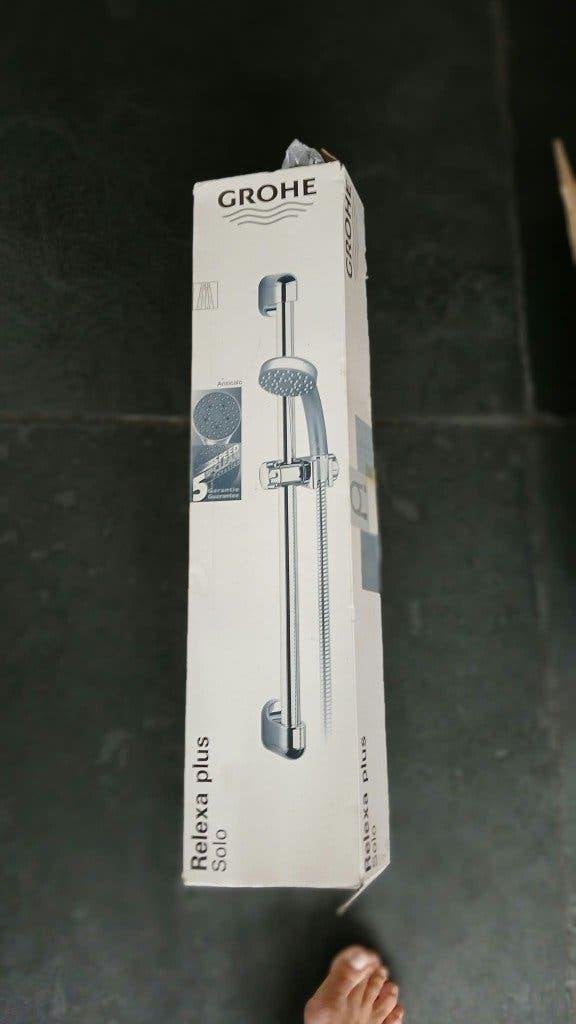 Grohe Relexa Plus Solo doucheset (douchekop ontbreekt), Doe-het-zelf en Verbouw, Sanitair, Ophalen, Nieuw, Chroom, Douche