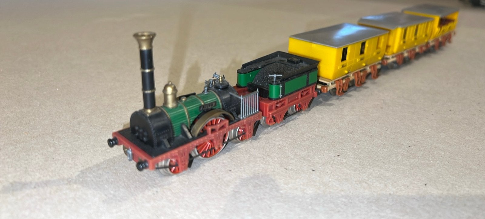 Trix express 1532 4-Delige set Adler met 3 rijtuigen, Treinset, Gelijkstroom, Trix, Analoog