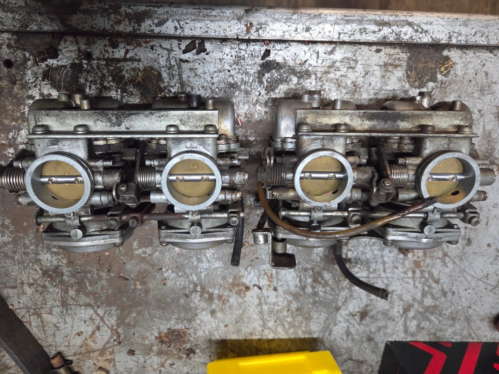 Mikuni carburateurs 4x, Ophalen, Gebruikt