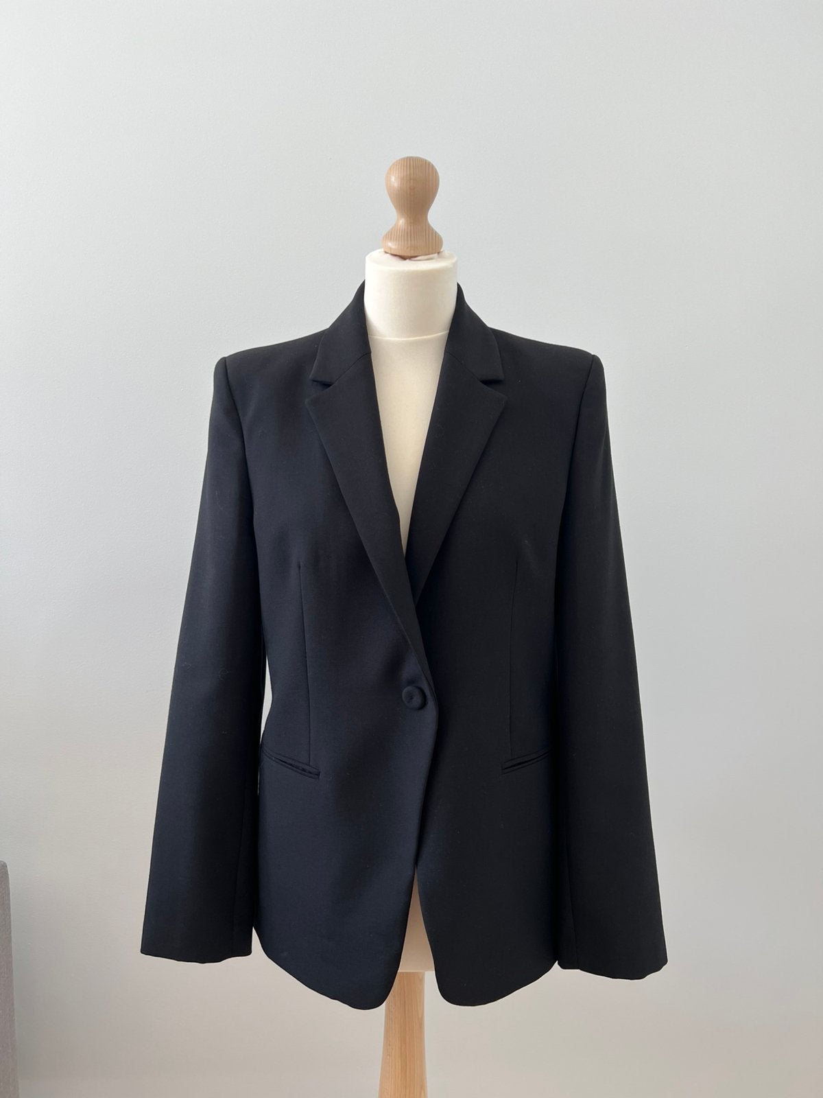 Blazer van Mango - Maat M, Maat 38/40 (M), Verzenden, Zwart, Zo goed als nieuw