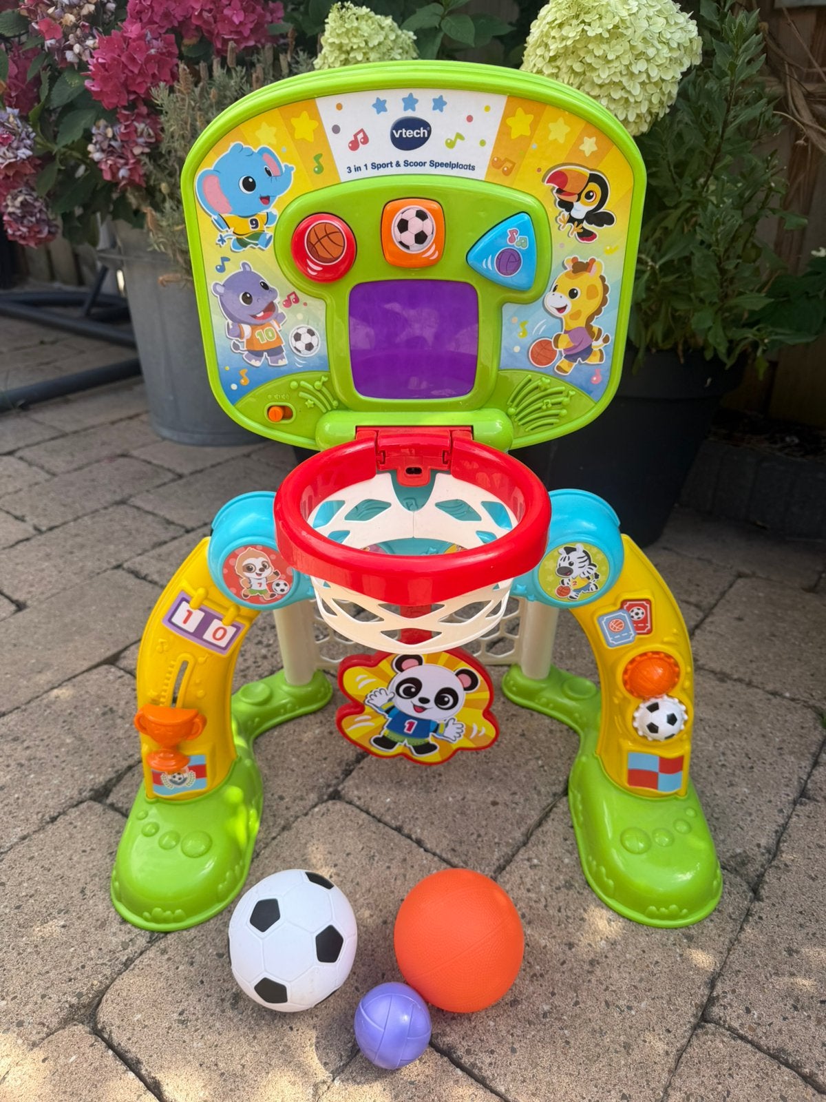 VTech 3-in-1 Sport & Scoor speelplaats, Ophalen, Zo goed als nieuw