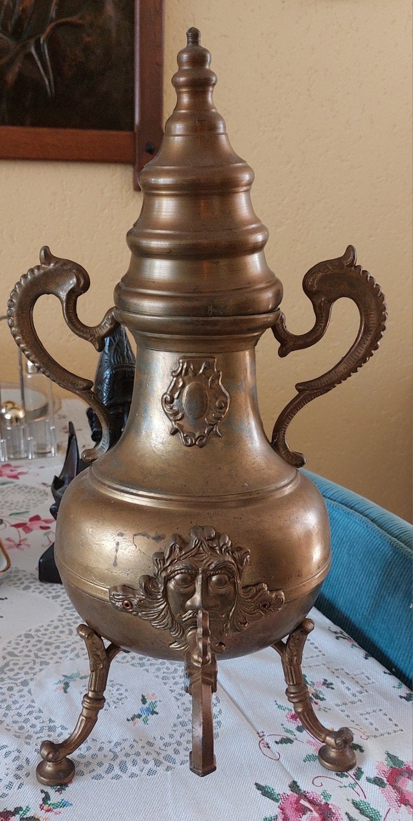 Antieke kraantjeskan, Antiek en Kunst, Antiek | Tin, Ophalen of Verzenden