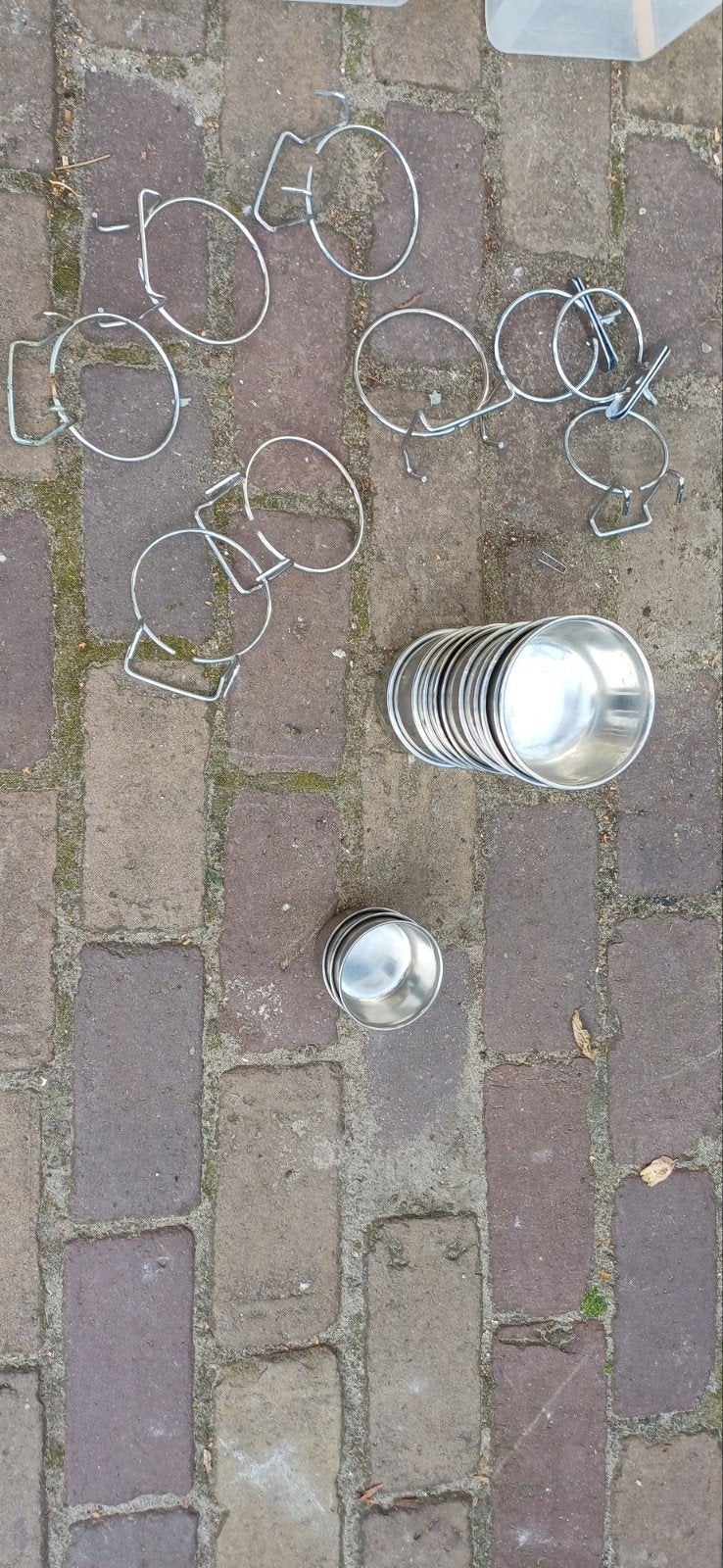 15 rvs bakjes, Ophalen of Verzenden, Gebruikt, Eten en Drinken