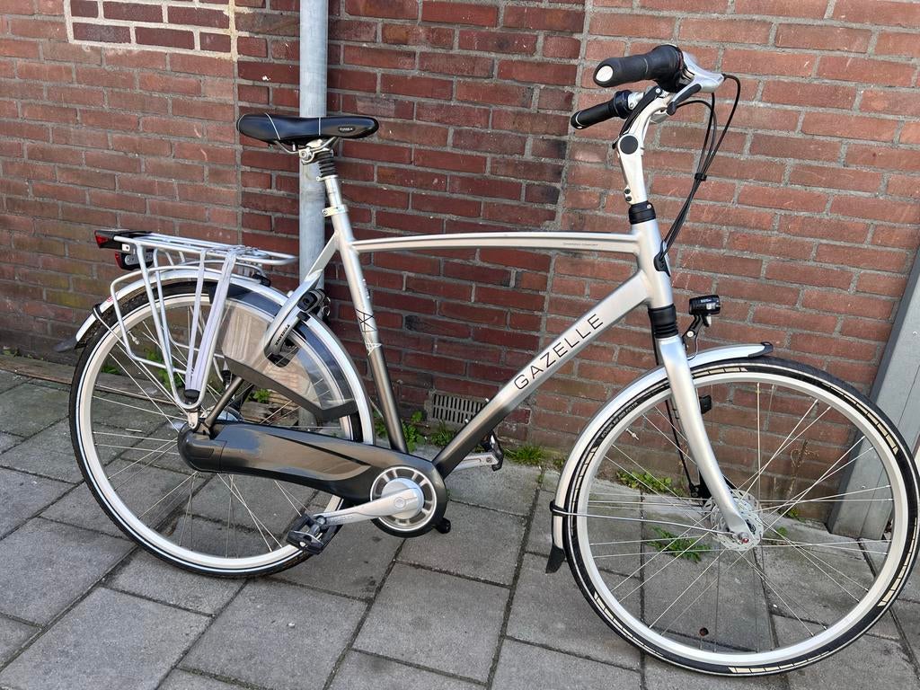 Gazelle schamonix herenfiets 61 Cm hoogte, Fietsen en Brommers, Fietsen | Heren | Herenfietsen, Ophalen of Verzenden, Gebruikt
