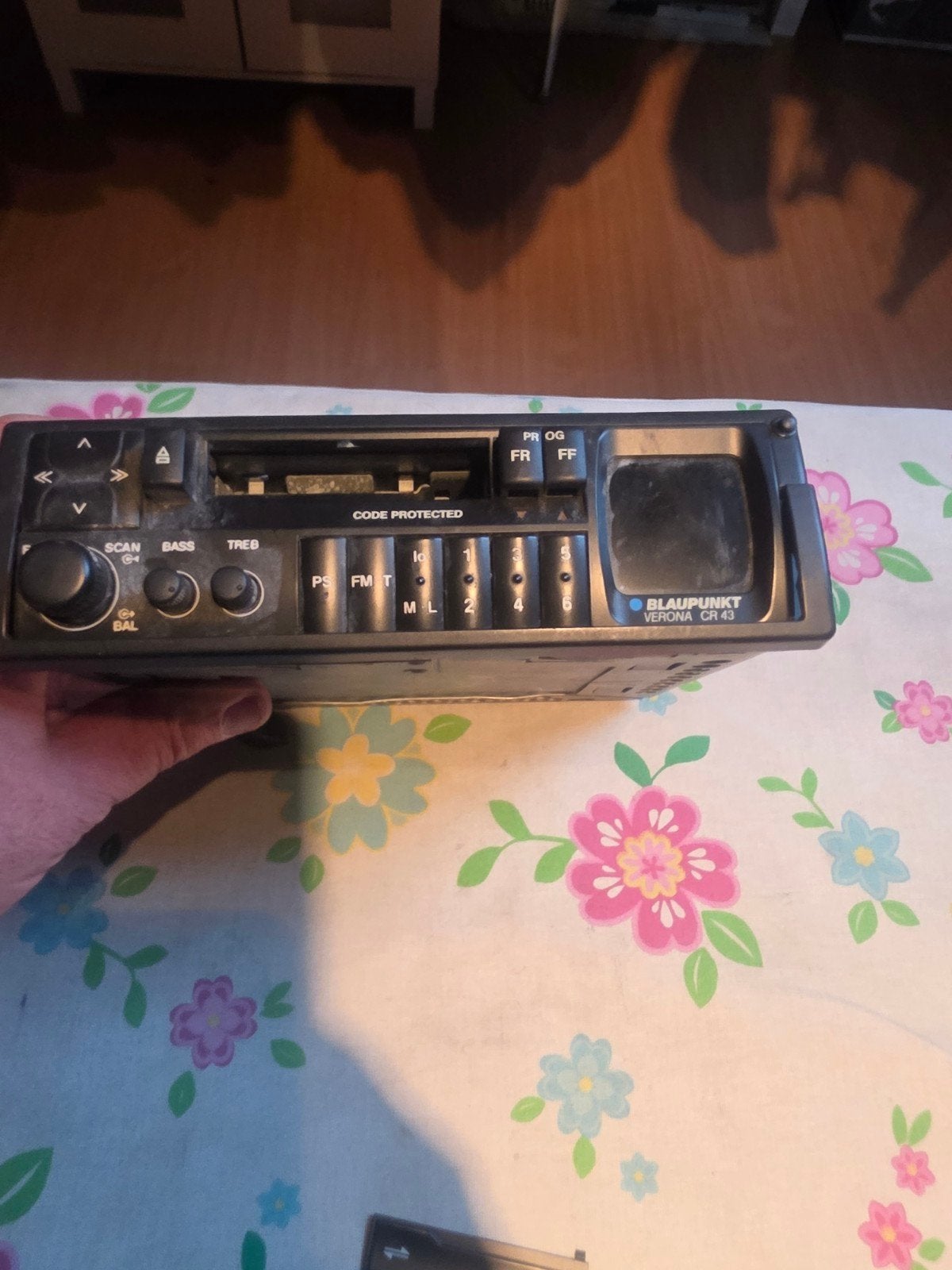 1autoradio merkblaupunkt verona cr 43 ., Auto diversen, Ophalen