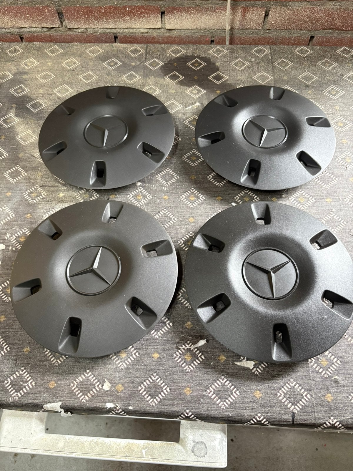 Set originele wieldoppen / naafkappen Mercedes Sprinter, Ophalen of Verzenden, Zo goed als nieuw