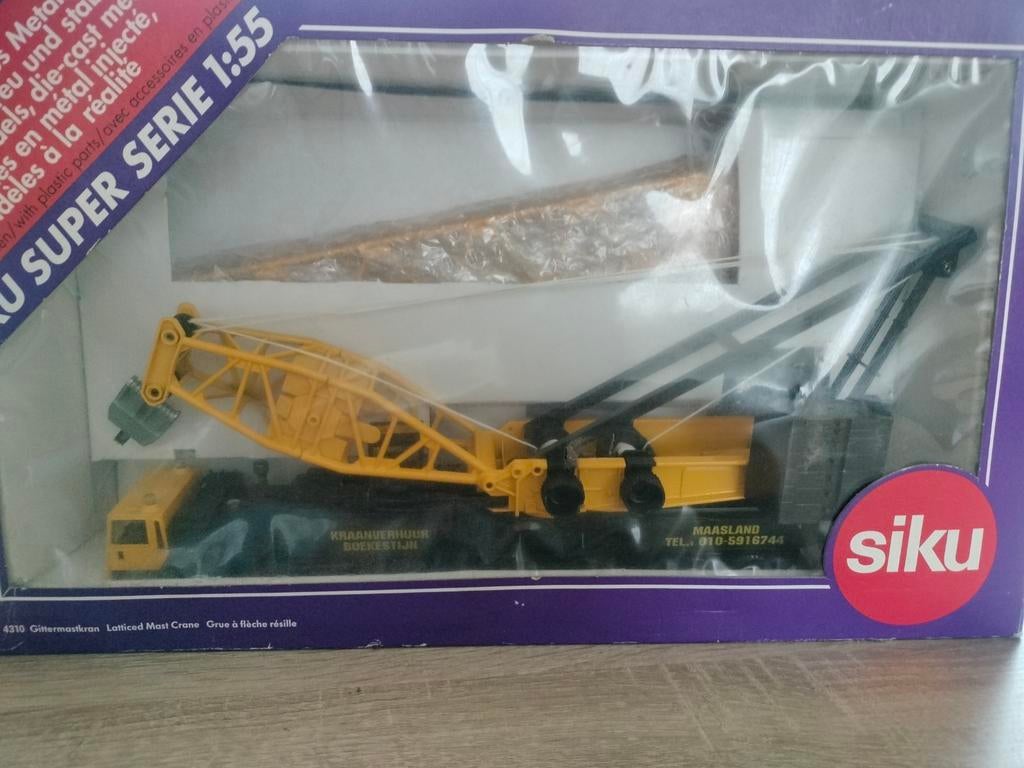 Siku Super Serie 1:55 Kraanwagen Kraanbouw Burggraaf, Ophalen of Verzenden, Zo goed als nieuw, Overige typen