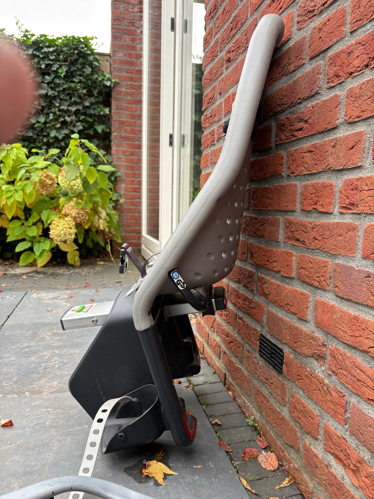 Yepp Fietsstoeltje Achterzitje Grijs, Ophalen, Achterzitje, 9 t/m 36 kg, Gebruikt