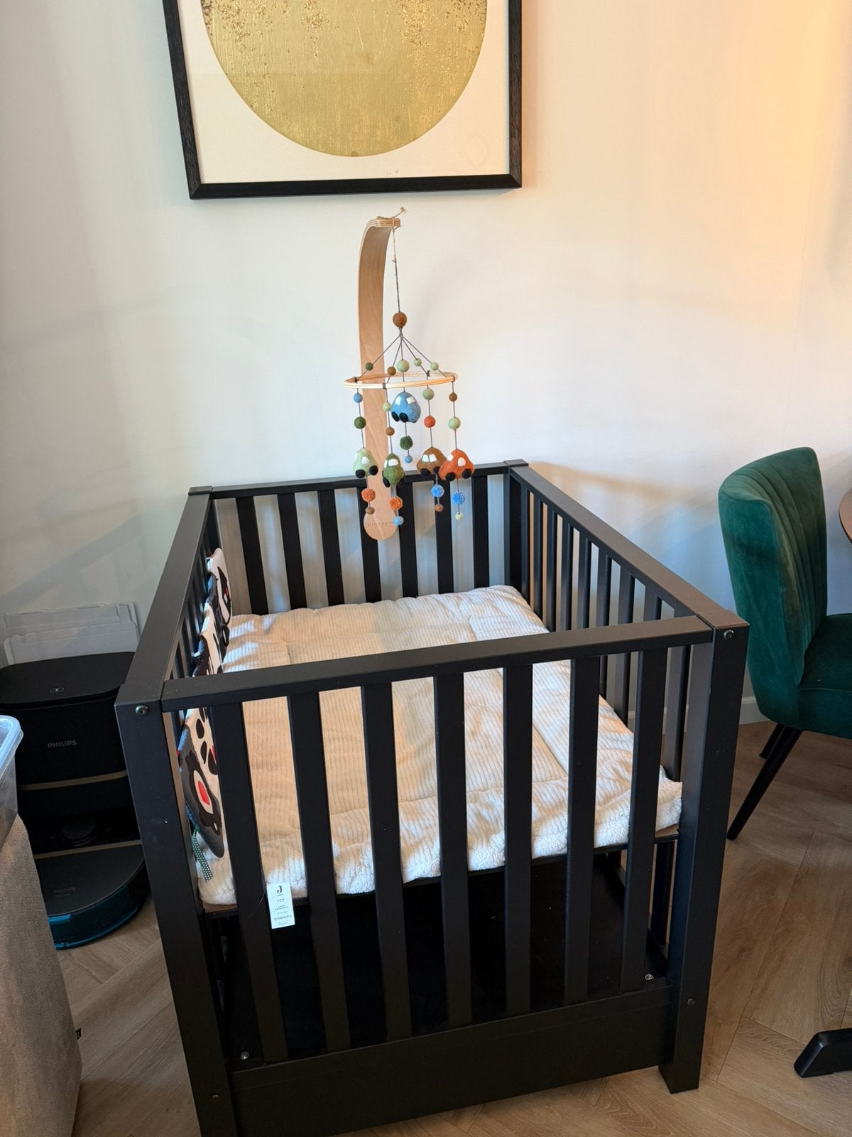 GRATIS baby box + accessoires, Ophalen, Gebruikt, Boxkleed