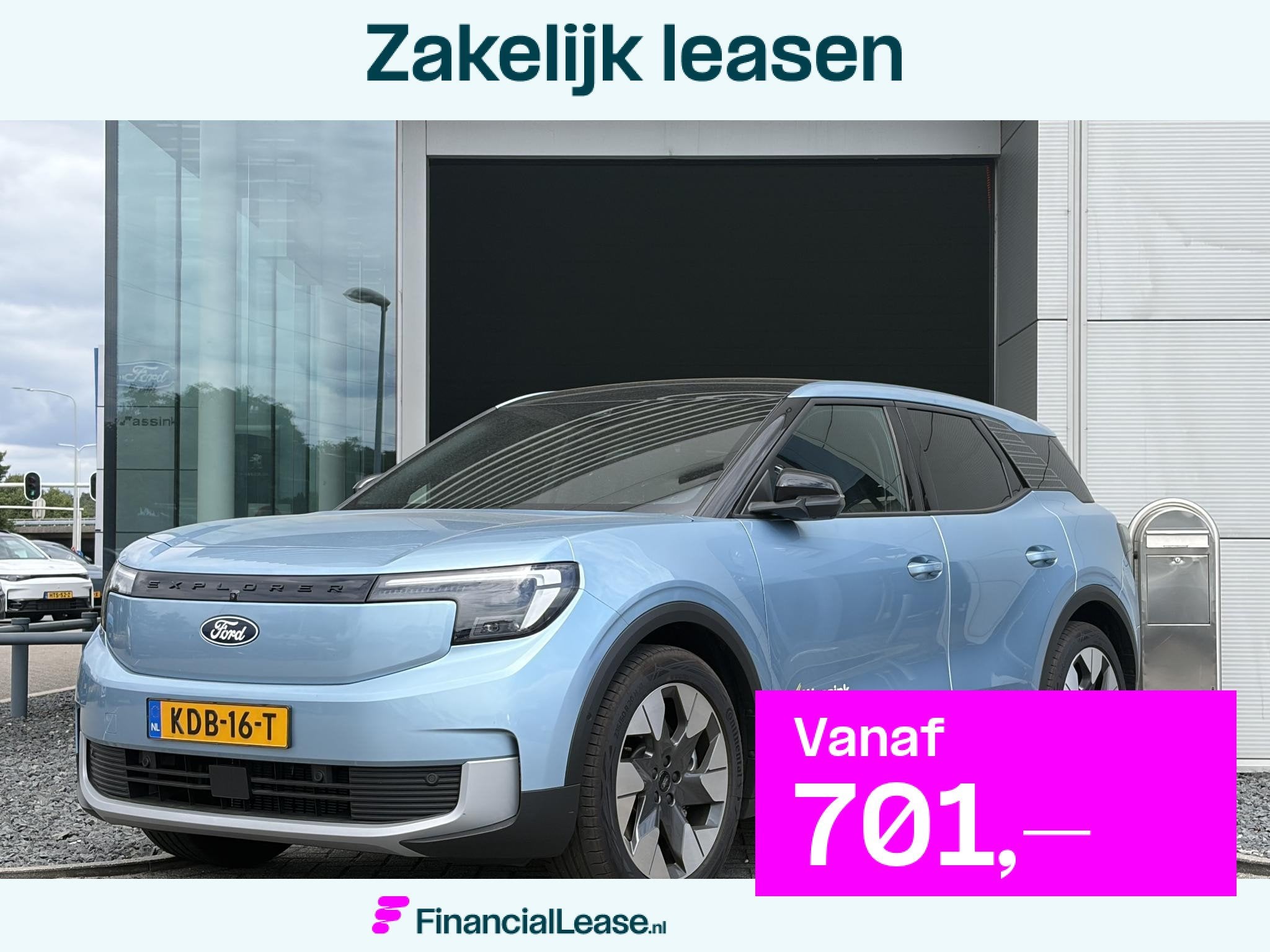 Ford Explorer Premium Extended Range RWD 77 kWh I 289 PK I E, Automaat, Achterwielaandrijving, 495 min, Explorer