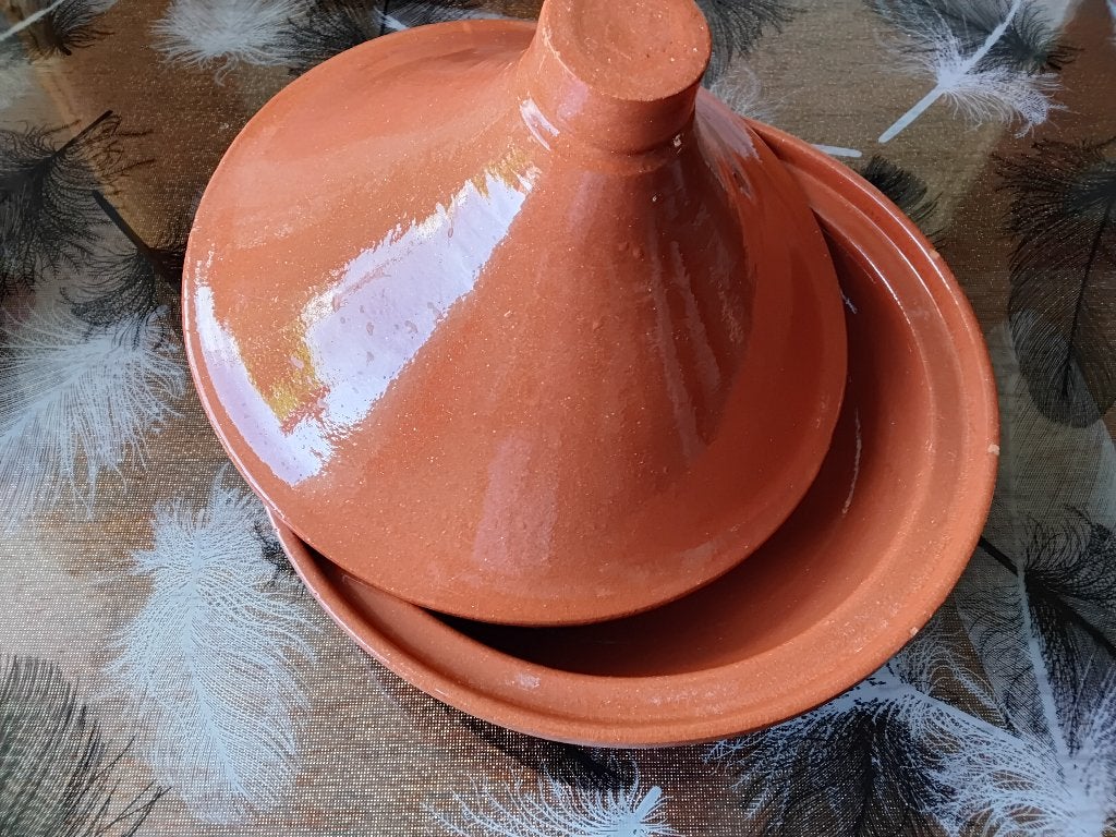 Tajine pan 28 cm, Huis en Inrichting, Ophalen, Gebruikt, Overige materialen, Tajine