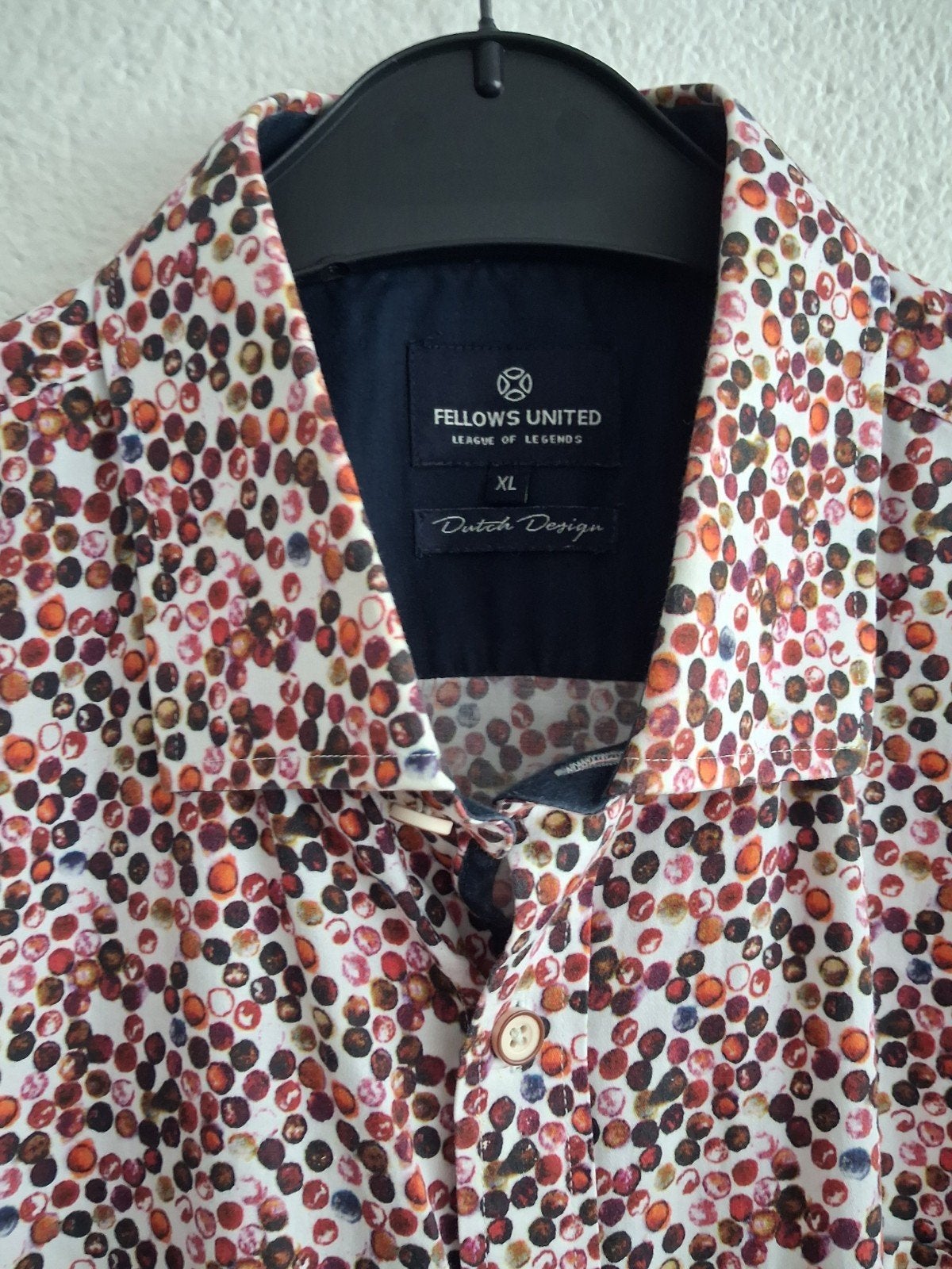 Fellows United overhemd XL - Dutch Design, Meerkleurig, Ophalen of Verzenden, Zo goed als nieuw, Overige halswijdtes